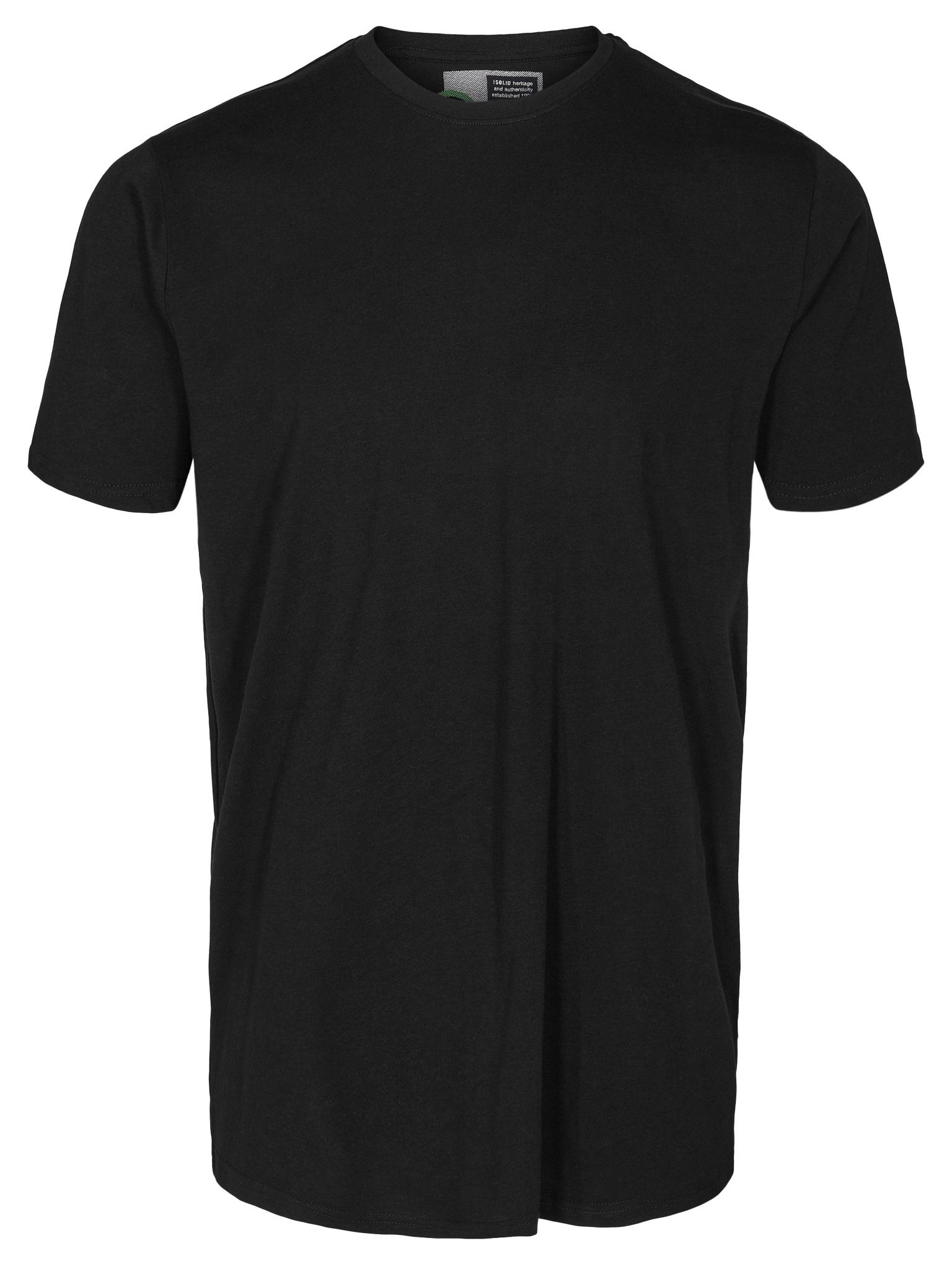BLACK 21103651 Basic !Solid SS Tee T-Shirt Rock 6194761, - T-Shirt (799000) -