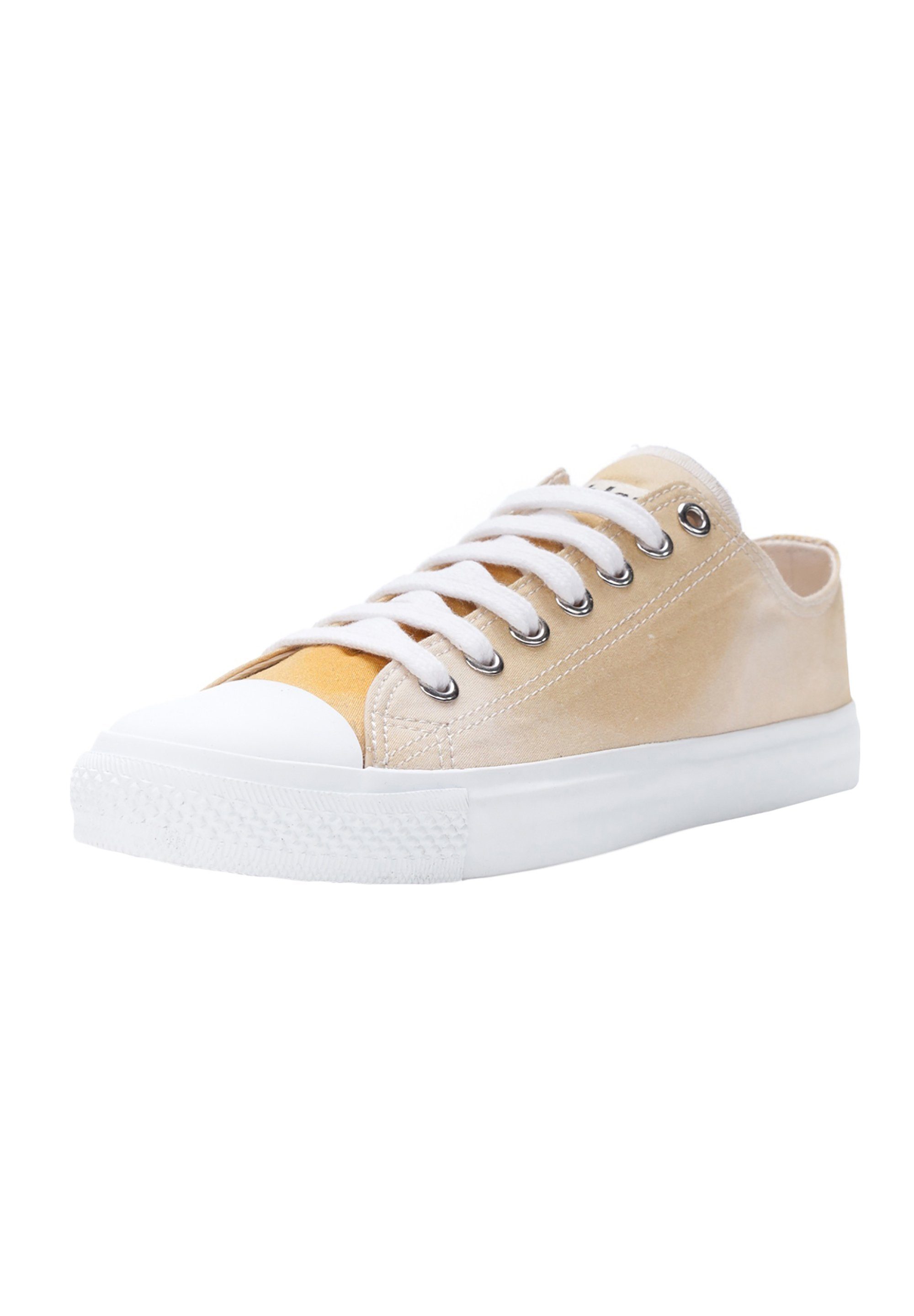 Cut Fair, Cap shine just Trainer golden ETHLETIC Nachhaltig white White Vegan, Fair Lo Sneaker