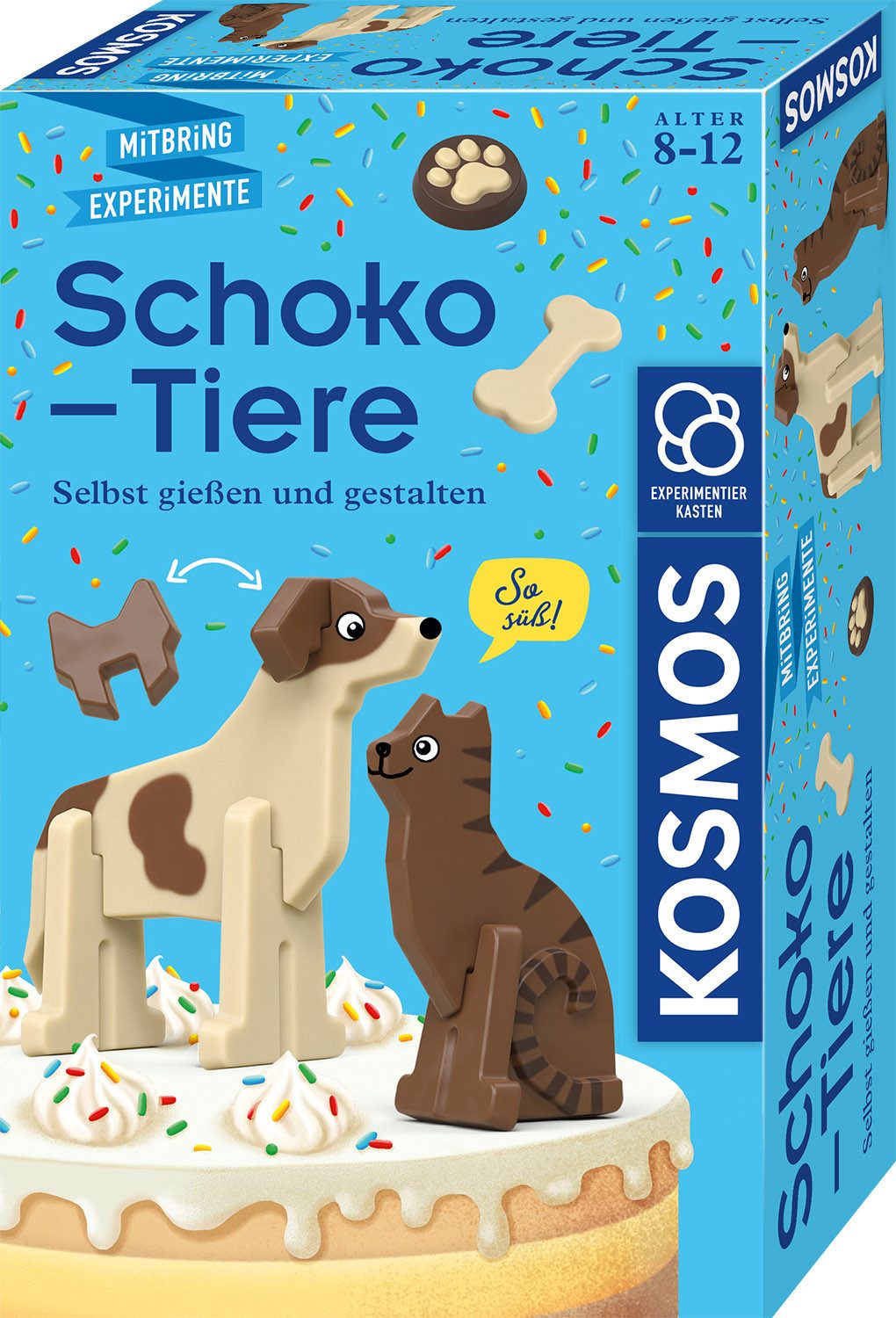 Kosmos Kreativset Mitbring Experimente - Schoko-Tiere, Made in Germany