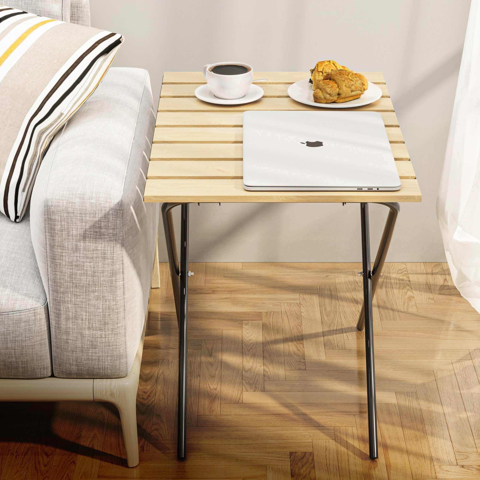 Moblix Klapptisch ESSEN für Einzelstück) Balkon/Camping/Küche All-In-One Tisch, Klappmöbel klappbarer (Einzelmöbel