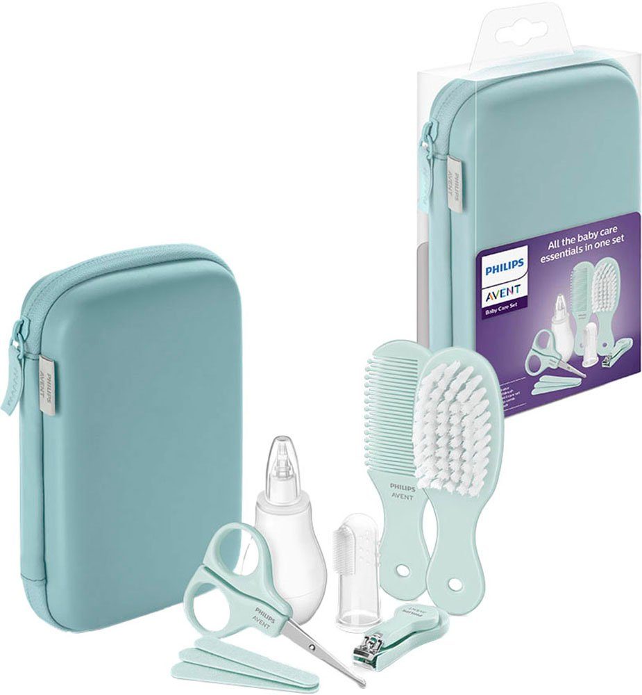 Philips AVENT Babypflege-Set SCH401/00, mit allen wichtigen für die  Babypflege, Kompaktes und strukturiertes Set mit alle wichtigen Produkten  für die Babypflege | Nageletuis