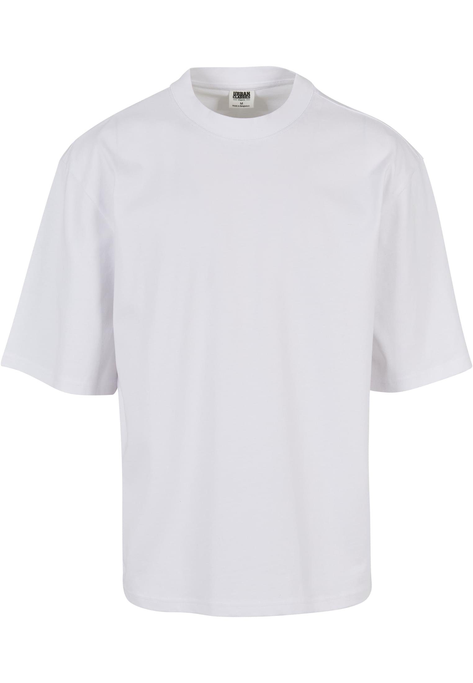 Kurzarmshirt (1-tlg) CLASSICS Tee white Organic Oversized Herren Sleeve URBAN