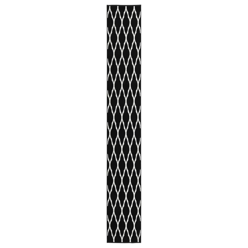 Teppich »Teppichläufer BCF Schwarz und Weiß 60x450 cm«, vidaXL, Rechteckig  online kaufen | OTTO