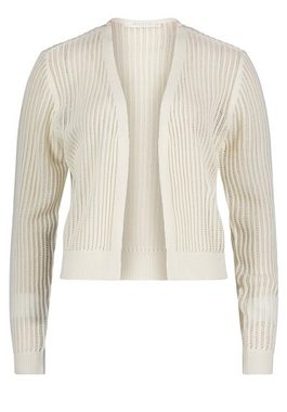 Betty&Co Strickjacke mit V-Ausschnitt (1-tlg) Struktur