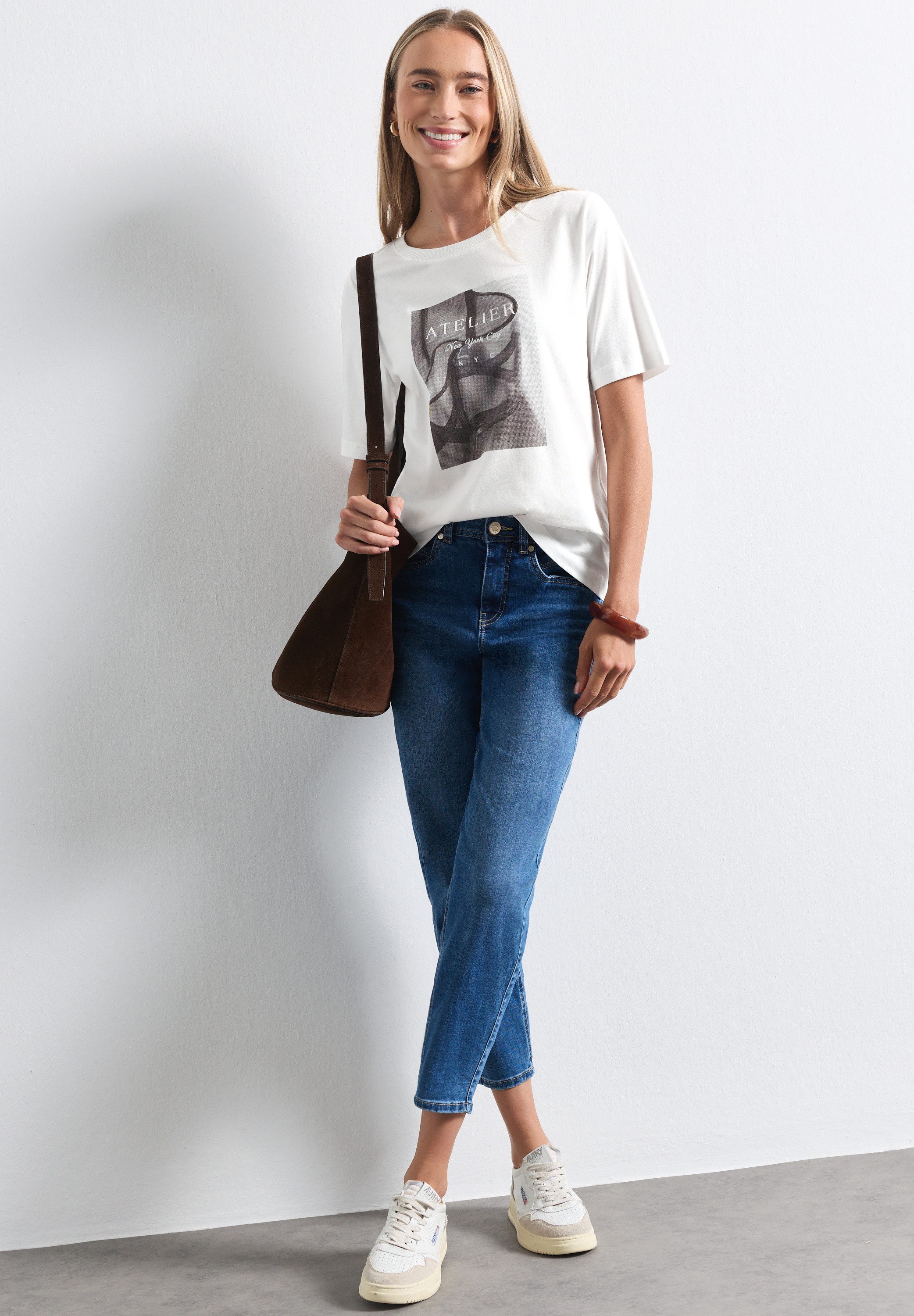 STREET ONE Kurzarmshirt mit modischem Fotoprint – Bild 4 von 5