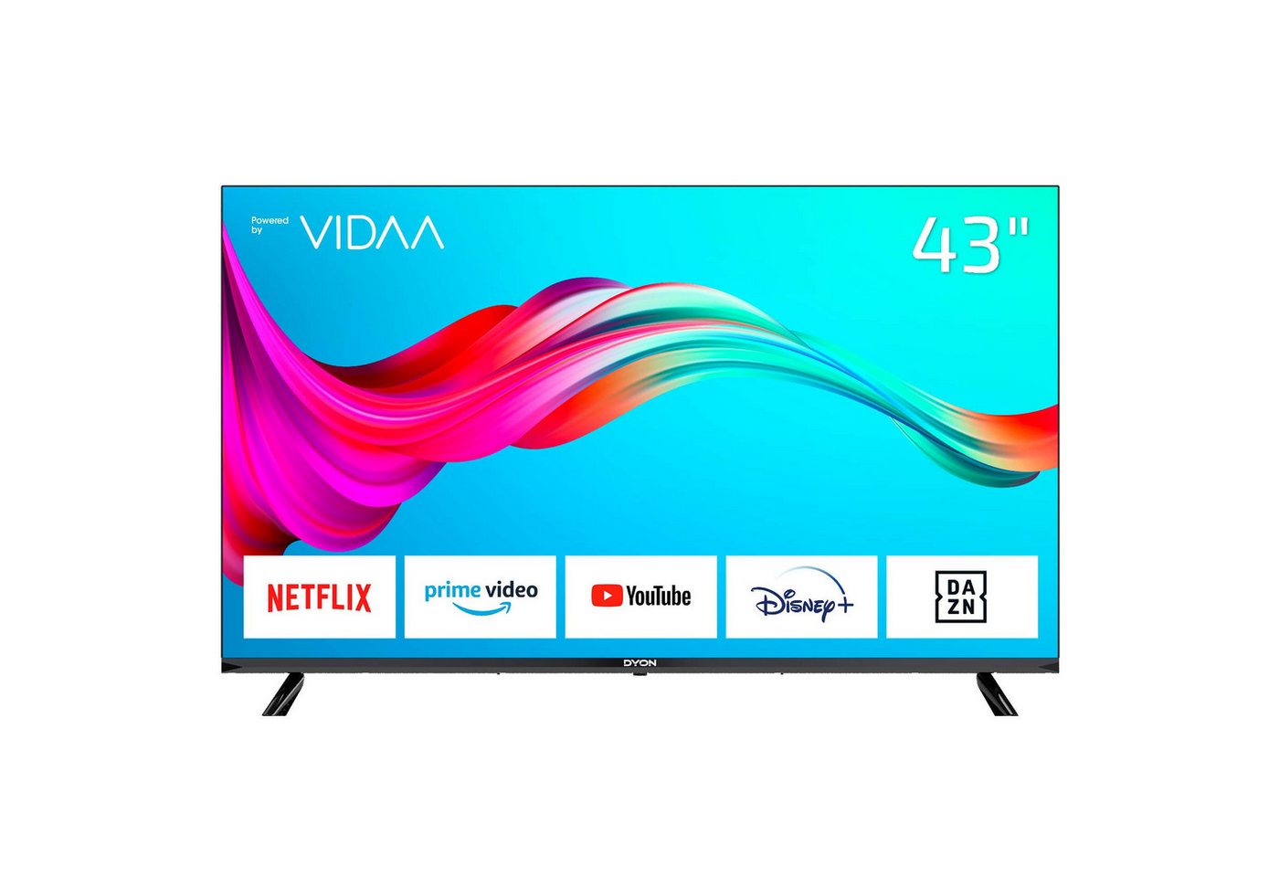 Dyon SMART 43 VX LED-Fernseher (108 cm/43 Zoll, Full HD, Smart-TV) schwarz ! RABATT: 44.91% Dyon SMART 43 VX LED-Fernseher (108 cm/43 Zoll, Full HD, Smart-TV) schwarz ! RABATT: 44.91%