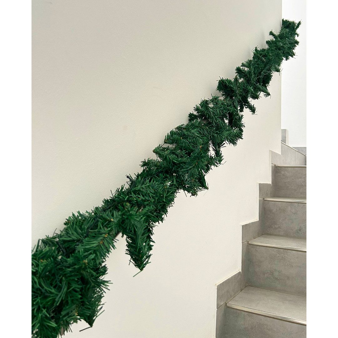 abc HOME LED-Girlande Tannen-Optik, Weihnachten, 60 LEDs, Flackereffekt, 500 cm