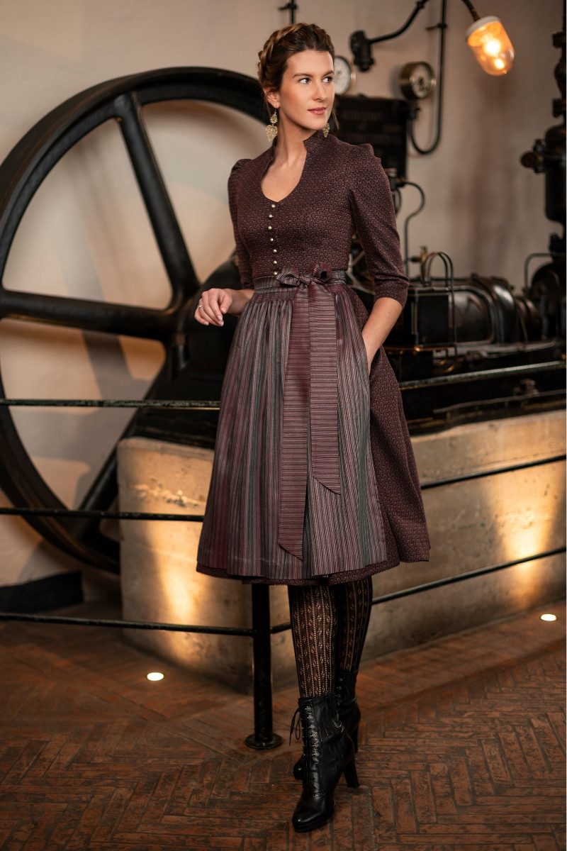 Hammerschmid Dirndl Winter Dirndl 2tlg. - WEITSEE - weinrot günstig online kaufen