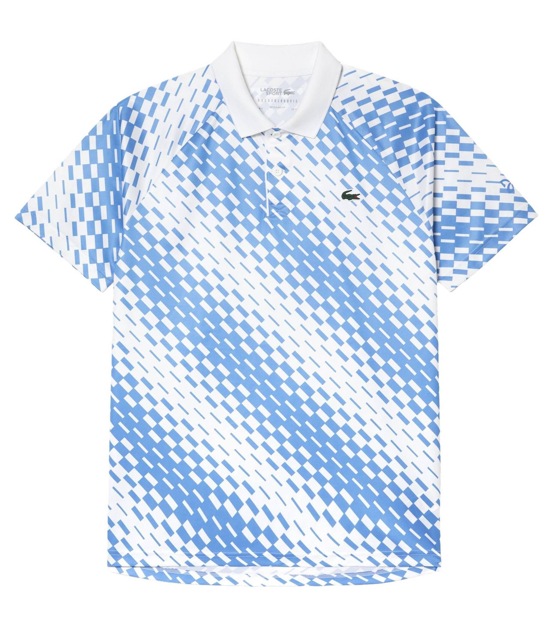 weiss Poloshirt Herren Sport Tennis-Poloshirt (1-tlg) NOVAK (10) Lacoste DJOKOVIC