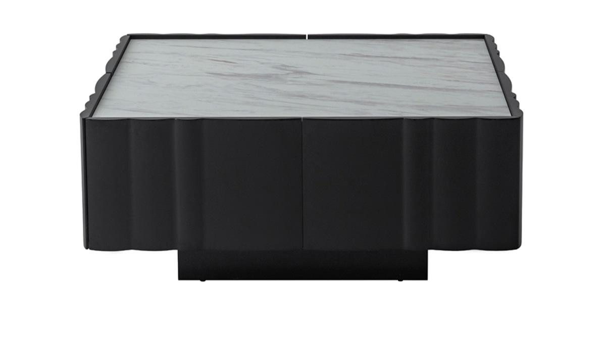 JVmoebel Couchtisch Couchtisch Modern Schwarz Marmor Elegant Designer Beistelltisch, Made in Europa