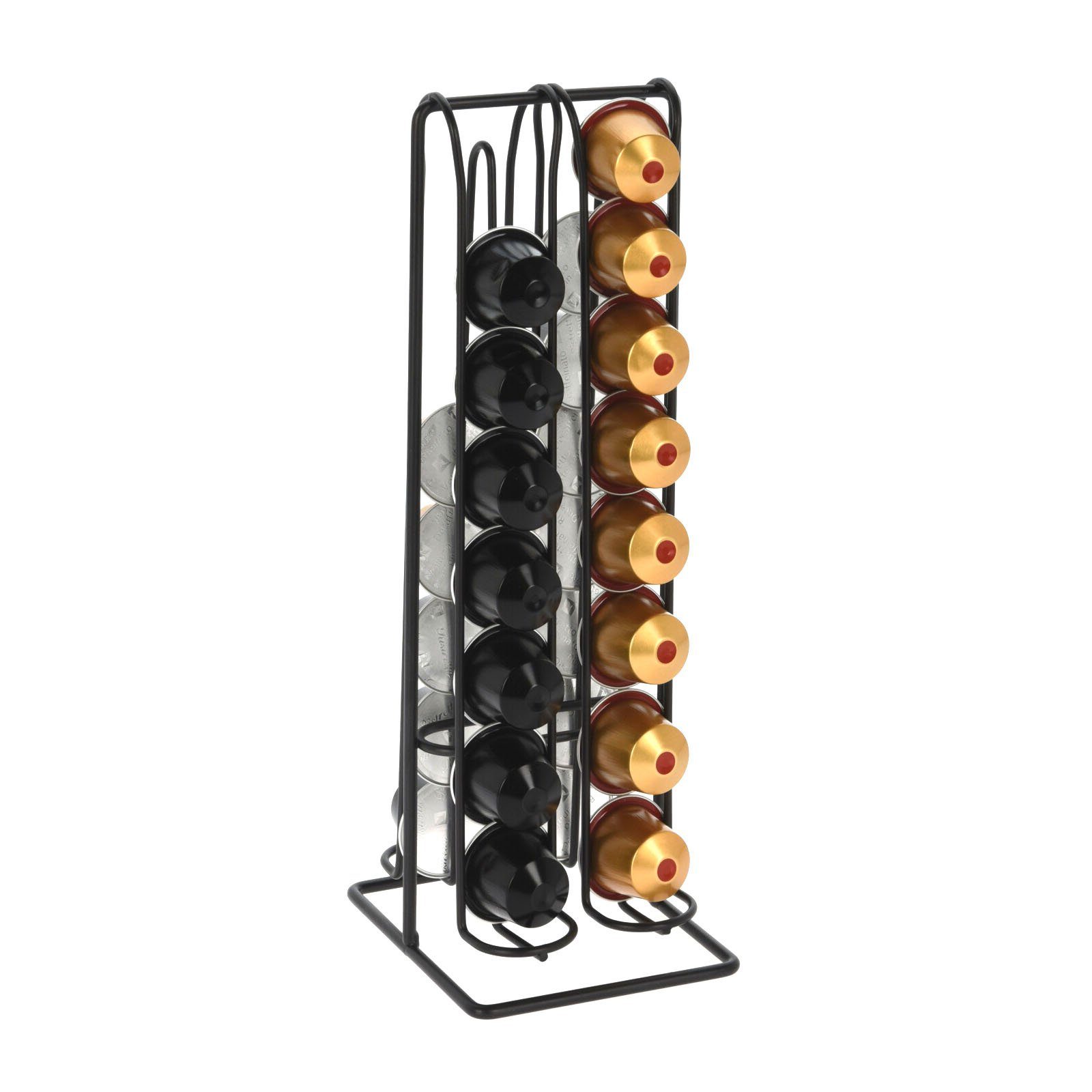 HAC24 Kapselhalter Дозатор капсул Kaffeekapselhalter Für Nespresso-Kapseln Kapselständer, für 32 Kaffeekapseln