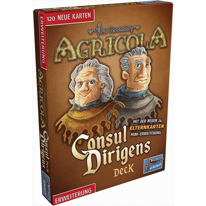 Lookout-Games Spiel Agricola: Starter- und Ergänzungsset Consul Dirigens Agricola: Starter- und Ergänzungsset Consul Dirigens