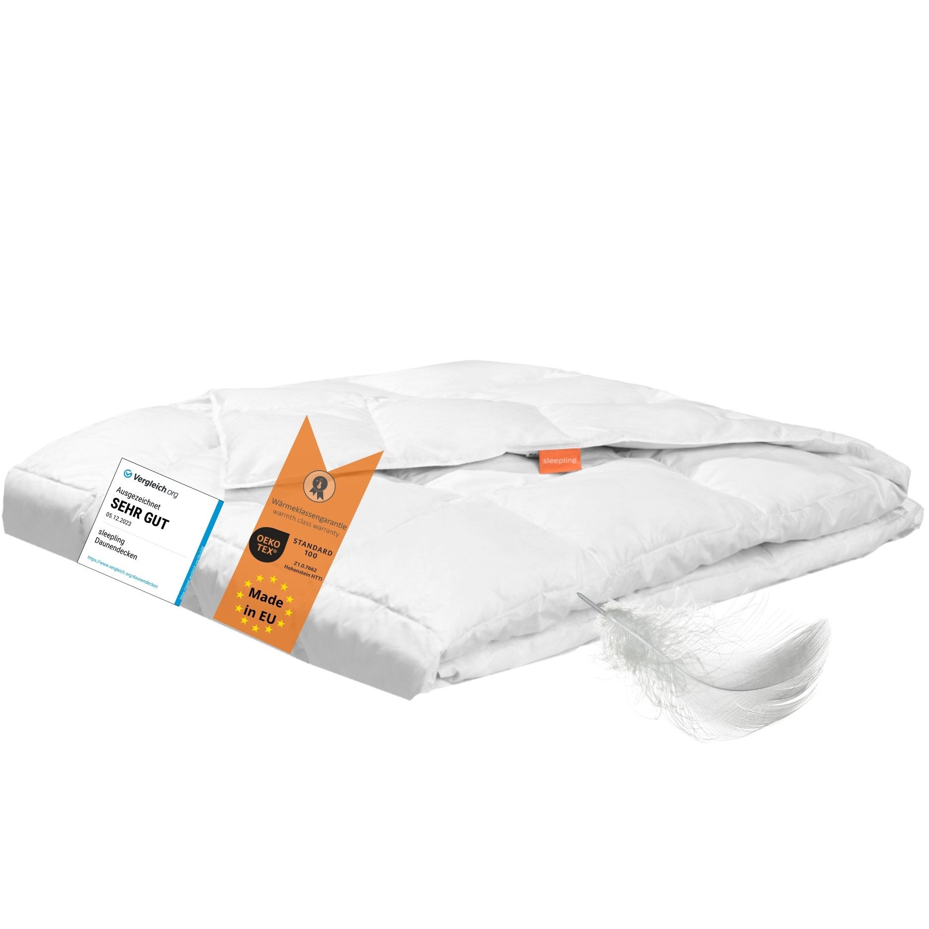 sleepling Daunenbettdecke Komfort, 135x200 cm, 155x220 cm, weitere Größen u günstig online kaufen