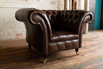 JVmoebel Chesterfield-Sessel, Chesterfield Sessel 1 Sitzer Design