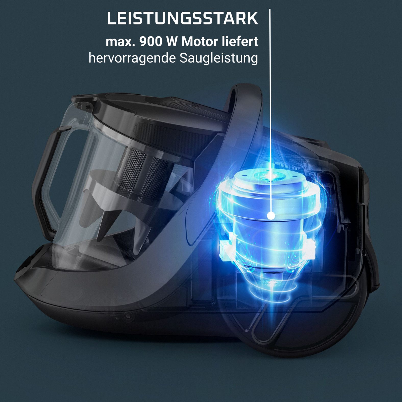 Rowenta Bodenstaubsauger Green Force Cyclonic Max, beutellos mit XXL Fassungsvermögen, kompakt, 750 W, beutellos, ECO-Design, sehr leise mit nur 73 dB(A), 99,98% Filtration, RO7B12