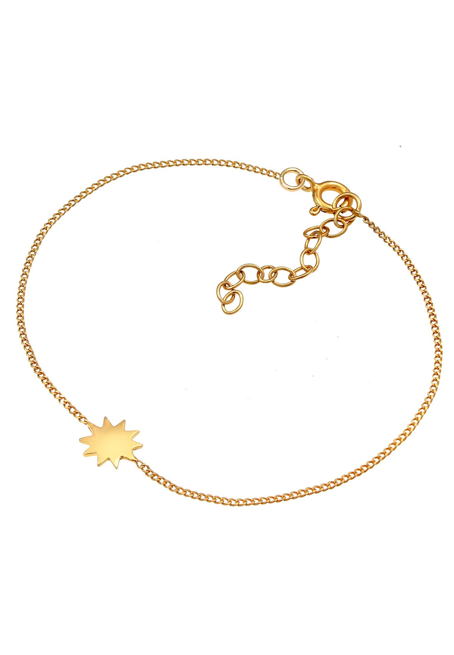 Elli Armband Armkettchen Sonne Sonne Astro Silber, 925 Gold