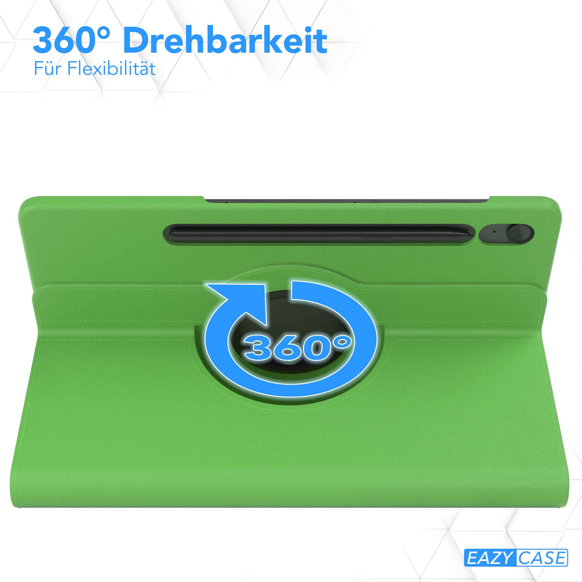 EAZY CASE Tablet-Hülle Rotationcase für Samsung Galaxy Tab S10 Lite 10,9 Zoll, Tabletcover Case Hardcover Flipcover zum Aufstellen Klapp-Case Grün – Bild 3 von 5