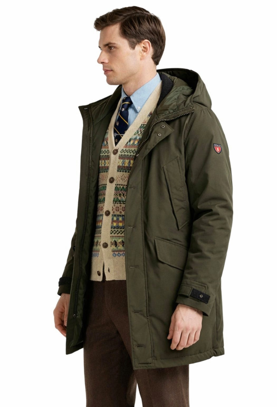 Polo Ralph Lauren Daunenjacke Wasserabweisender Parka W 650g Mantel Parka Enthält 650g Daunen, Wasserabweisender Stoff