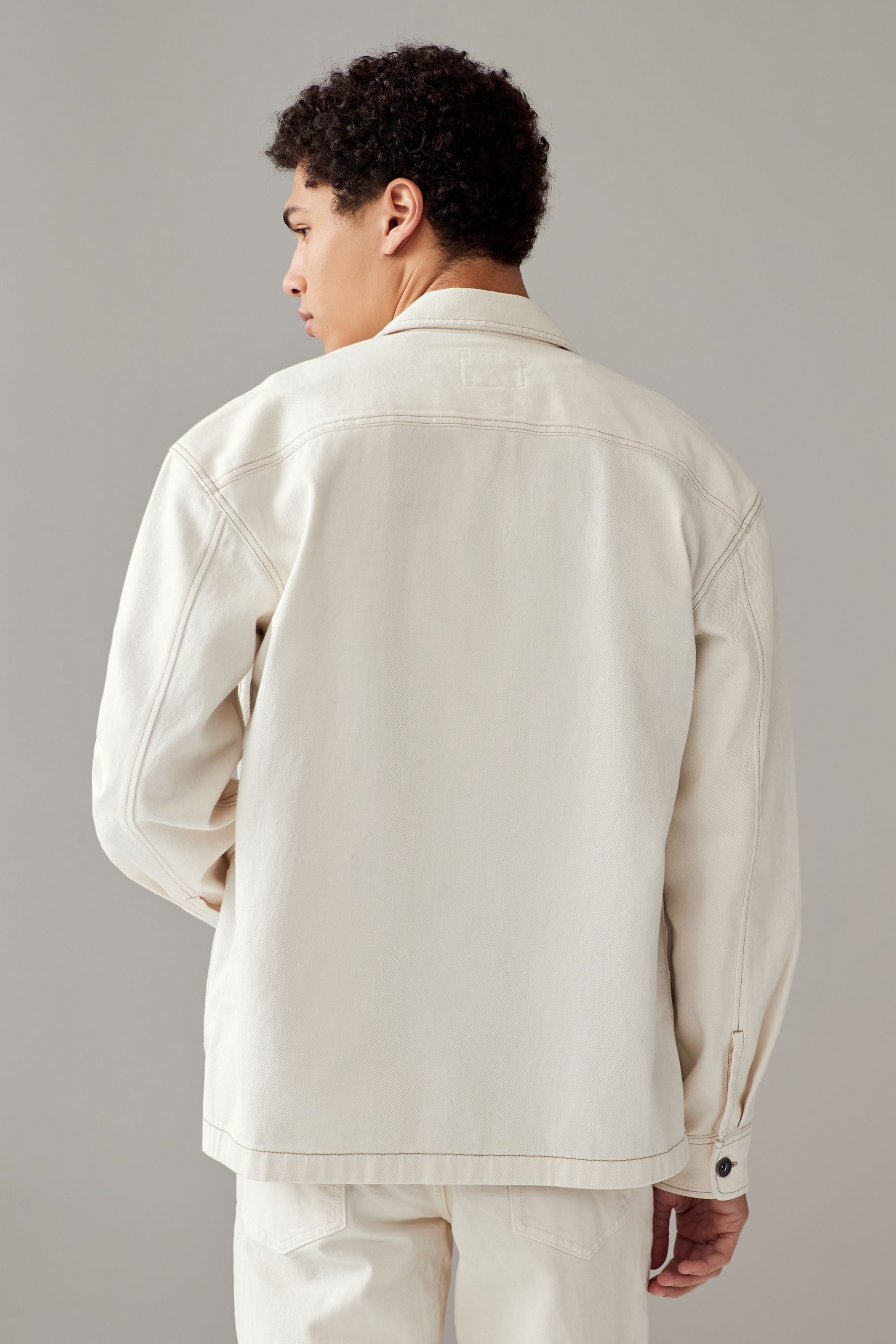 Next Hemdjacke Jeans-Hemdjacke Overshirt 100 % Baumwolle günstig online kaufen