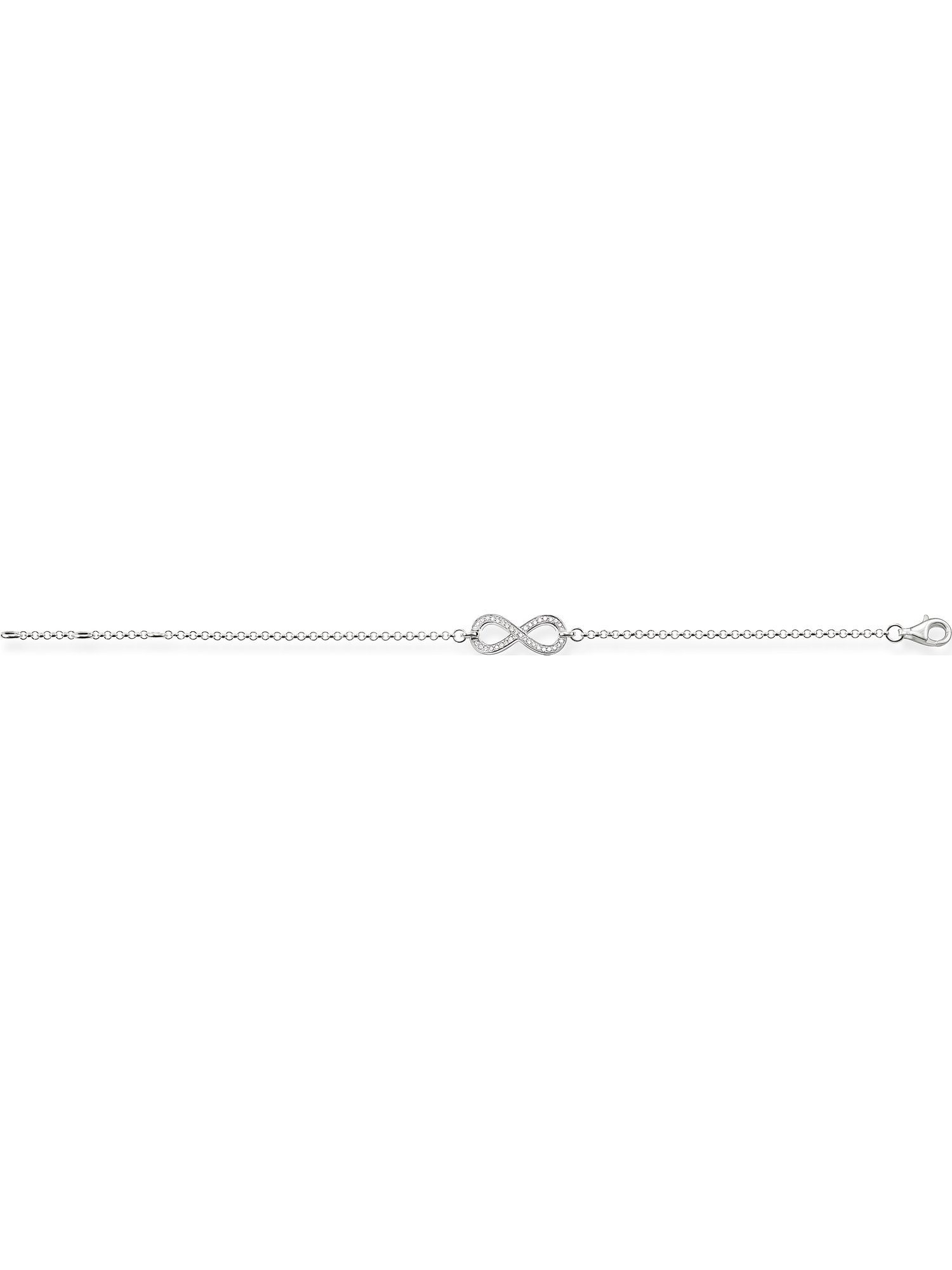 Silberarmband Thomas Sabo Damen-Armband 925er Silber Zirkonia