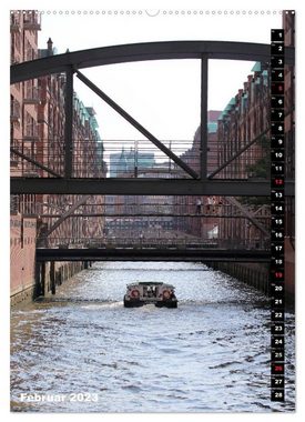 CALVENDO Wandkalender HAMBURG - Ansichten (Premium, hochwertiger DIN A2 Wandkalender 2023, Kunstdruck in Hochglanz)