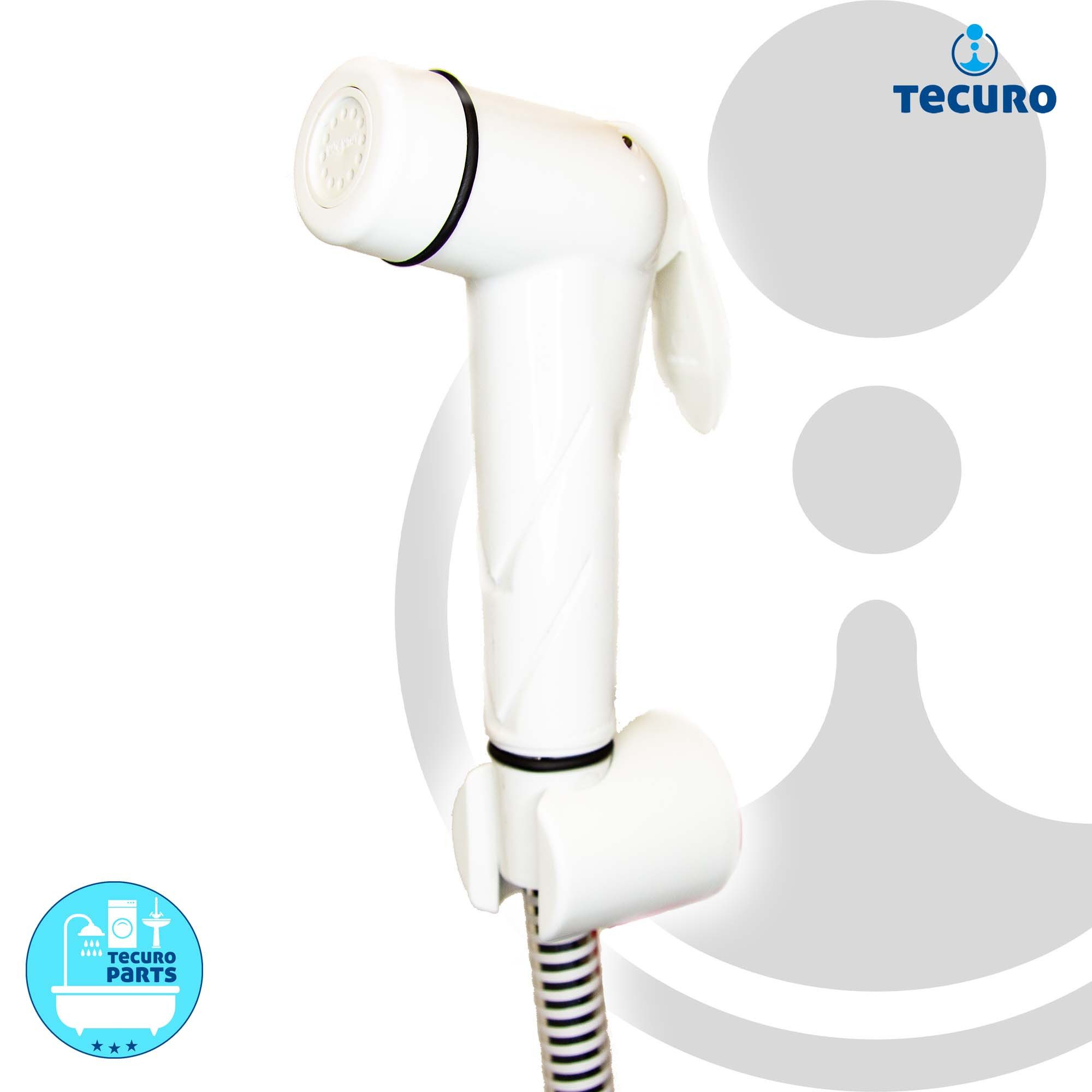 tecuro Bidetarmatur Bidet WC Handbrause Set SHATTAF, 1,20 m Schlauch und Wa günstig online kaufen