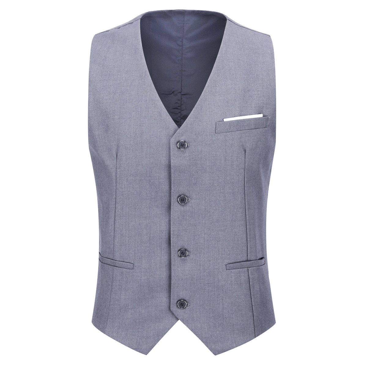 Allthemen Anzug (3 tlg) Herren Slim Fit Hochzeitanzug Komplett Set eleganter Anzüge