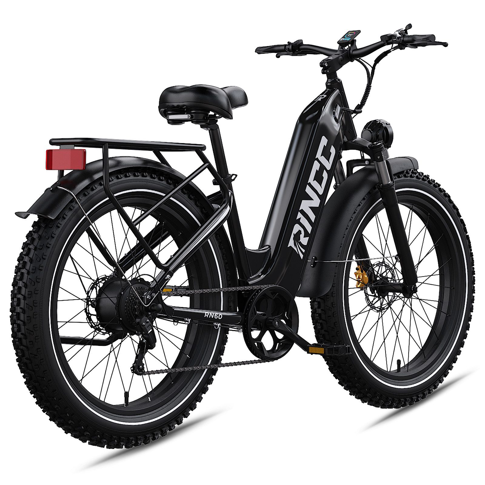 Rincc E-Bike 48V 20Ah bis 120 km, Alurahmen, Hydraulikbremsen, Farb-LCD, 20 Wh