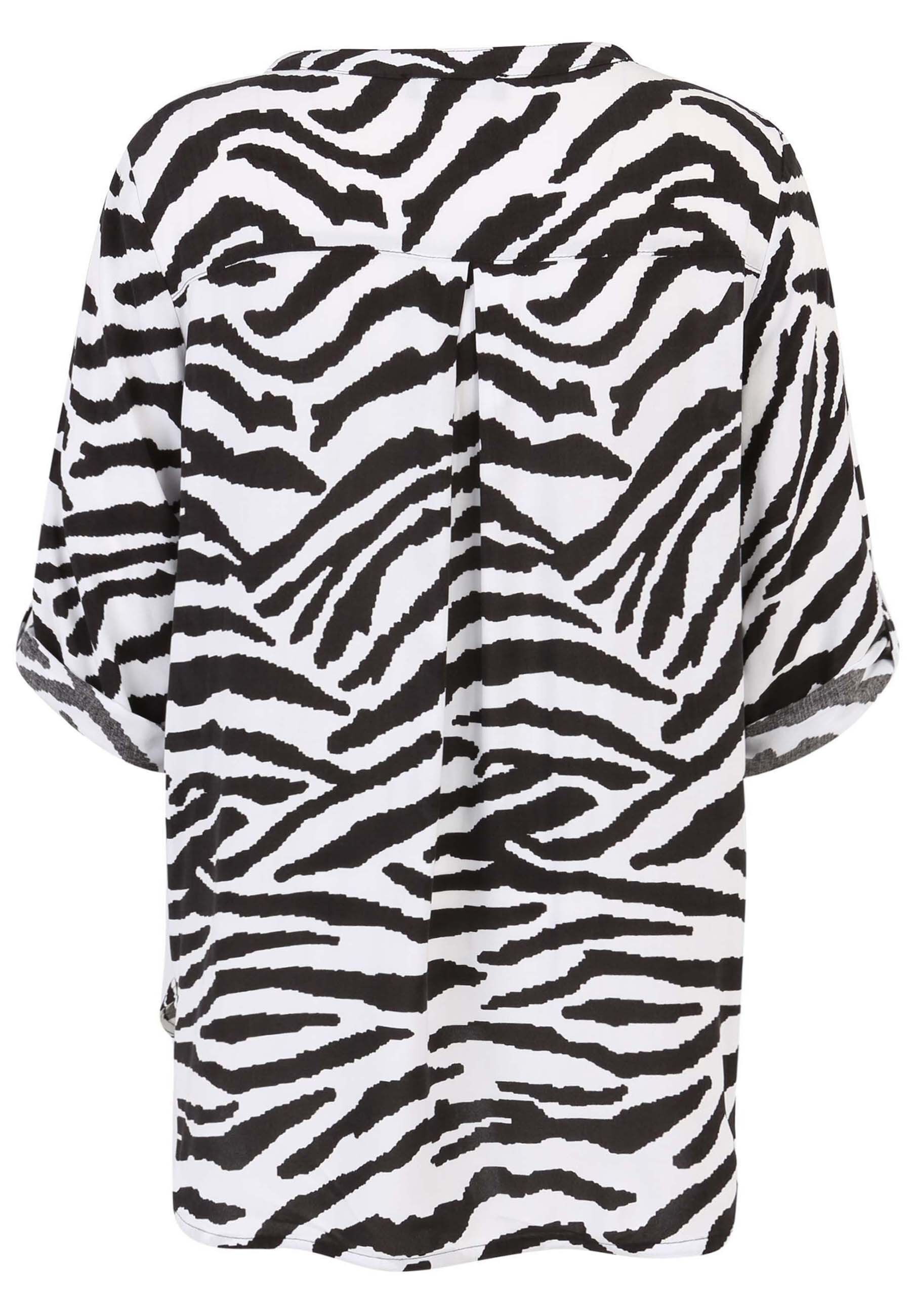 Doris Streich Klassische Bluse mit Grafik-Print günstig online kaufen