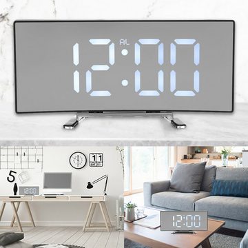 Novzep Wecker LED-Digitaler Wecker,Snooze, LED-Display,Alarmwecker,Tischuhr