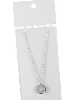 StoneTrip Kette mit Anhänger Silberkette "Love", 925 Silber, L 42+3 cm