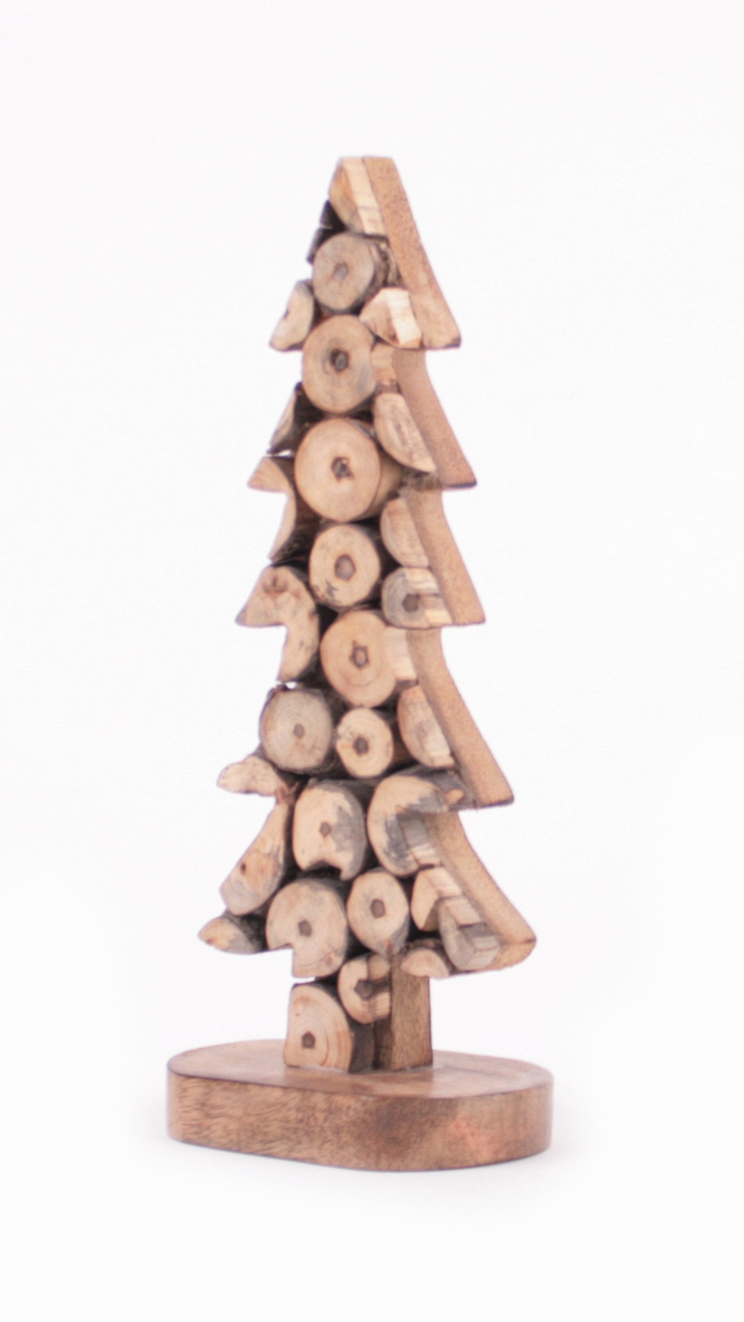 El Puente Dekoobjekt Dekoständer "Weihnachtsbaum", Handmade, Fair Trade