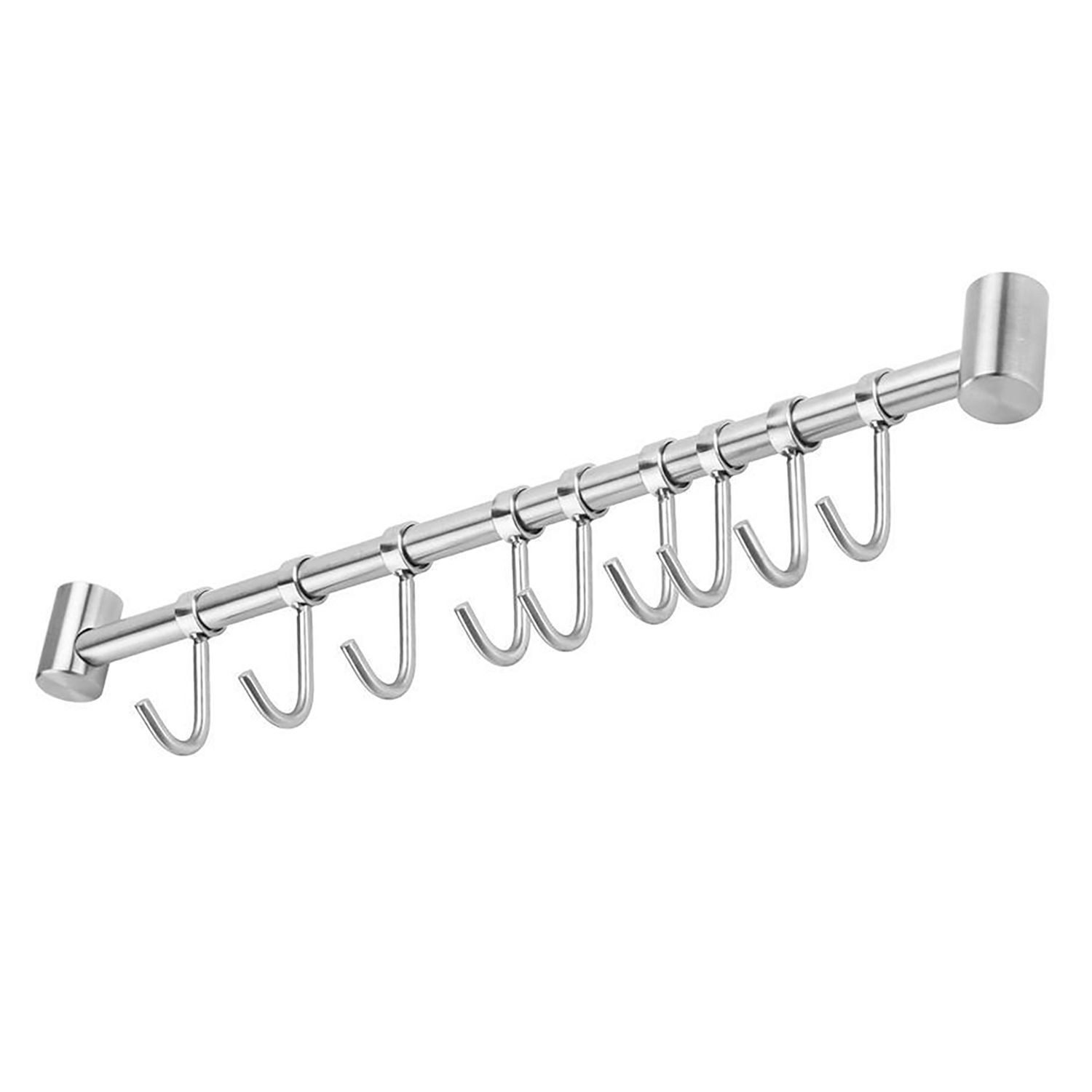 Intirilife Hakenleiste, (1 St., 1x Küchenleiste inkl. Montagematerial), Küchenleiste Hängeleiste Hakenleiste Küchenutensilienhalter Reiling