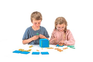 Wissner® aktiv lernen Lernspielzeug Dienes Grundsortiment in 5 Farben (141 Teile), RE-Plastic®