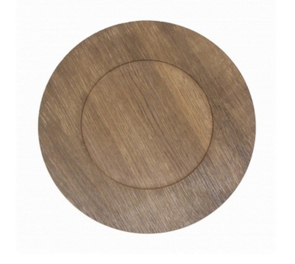 Platzset Platzteller Riche geräuchert geölt Ø35 cm