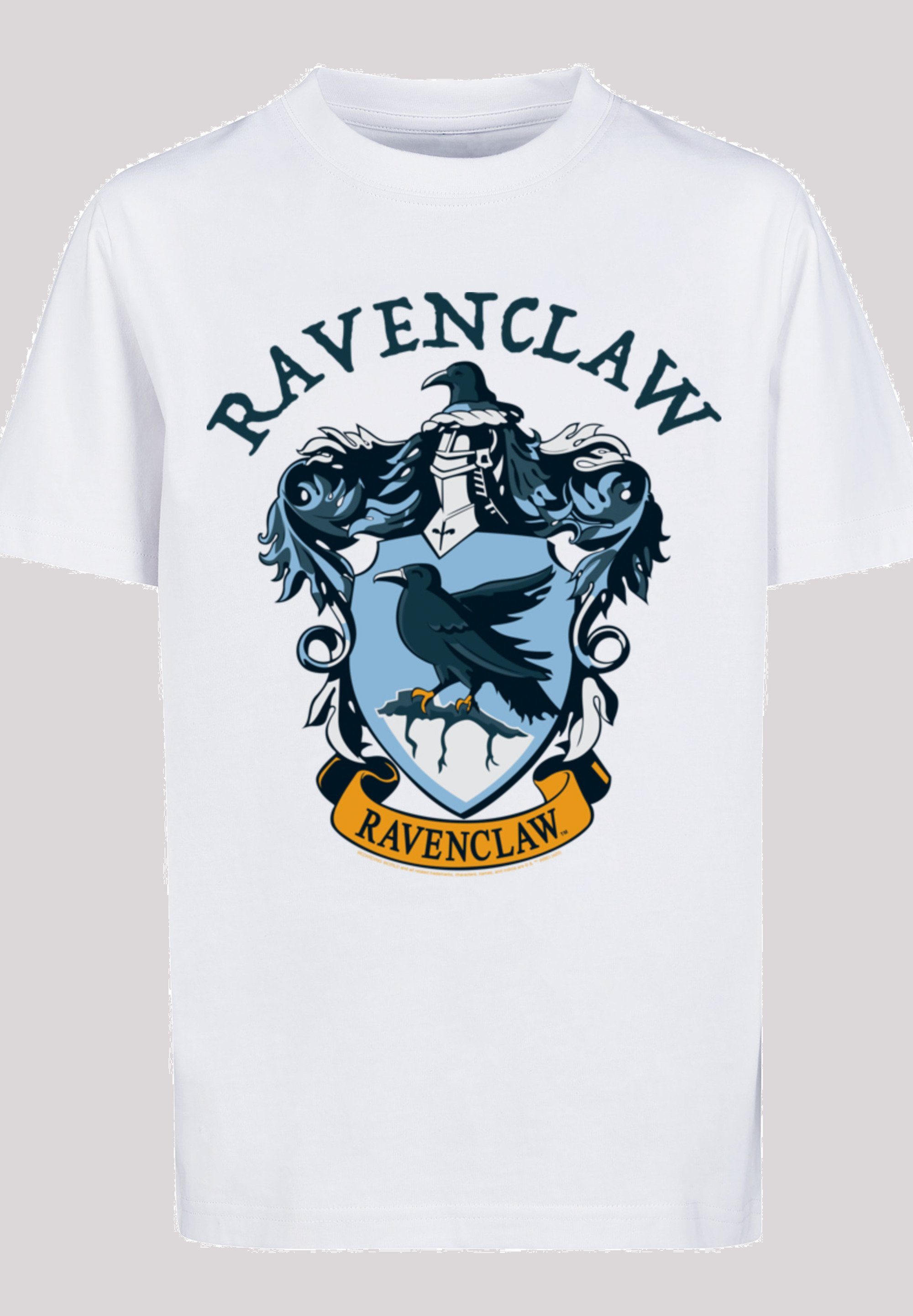 white Potter Tee Crest Ravenclaw Kurzarmshirt Kids F4NT4STIC Basic Harry Kinder with (1-tlg)
