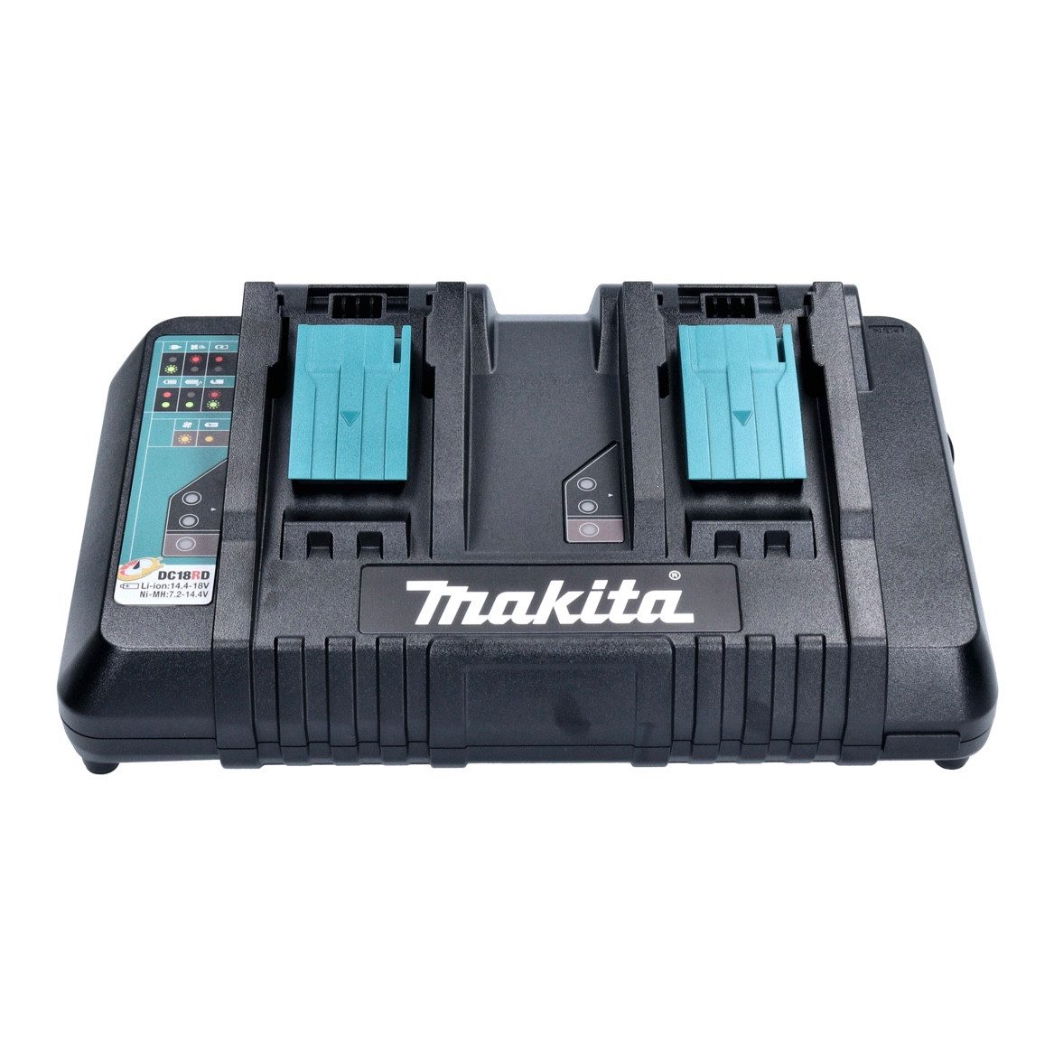 Makita Power Source Kit 18 V mit 2x BL 1860 B Akku 6,0 Ah + DC 18 RD Akkupacks
