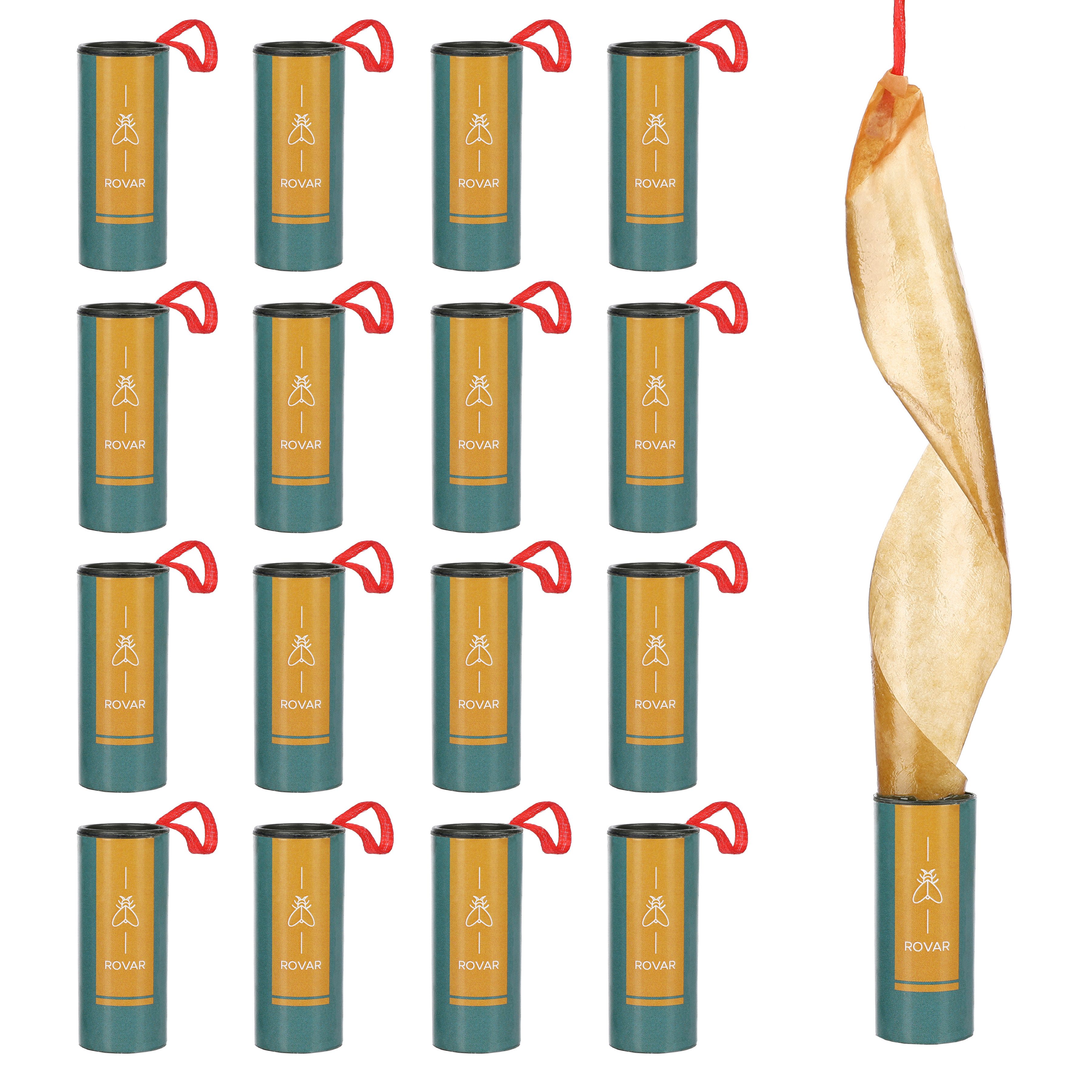 Thumbnail - Rovar Insektenfalle Fliegenfänger Fliegenfalle 16er Pack - Giftfreie Leimfalle