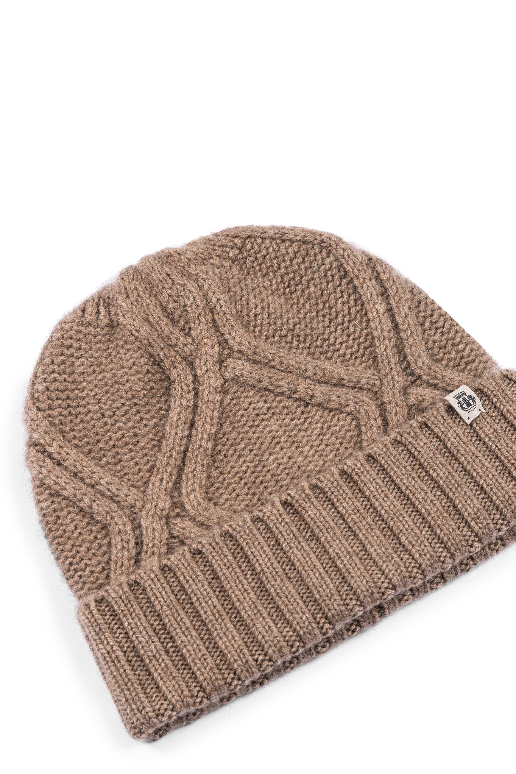 Roeckl Strickmütze FROZEN WINTER MÜTZE Kaschmirmütze mit Rautenmuster