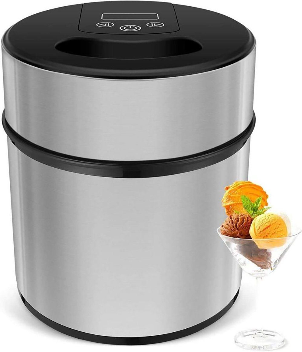 MVPower Eismaschine 2 00 l Eiscreme Maker fur Speiseeis Frozen Yoghurt Sorbet LED Display Speiseeismaschine