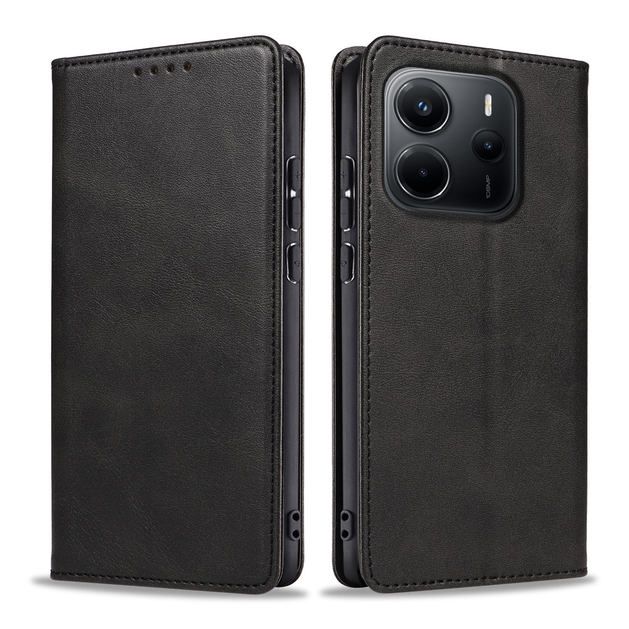 Tec-Expert Handyhülle Tasche Hülle für Xiaomi Redmi Note 14 6.67 Zoll, 6.67, Cover Klapphülle Case mit Kartenfach