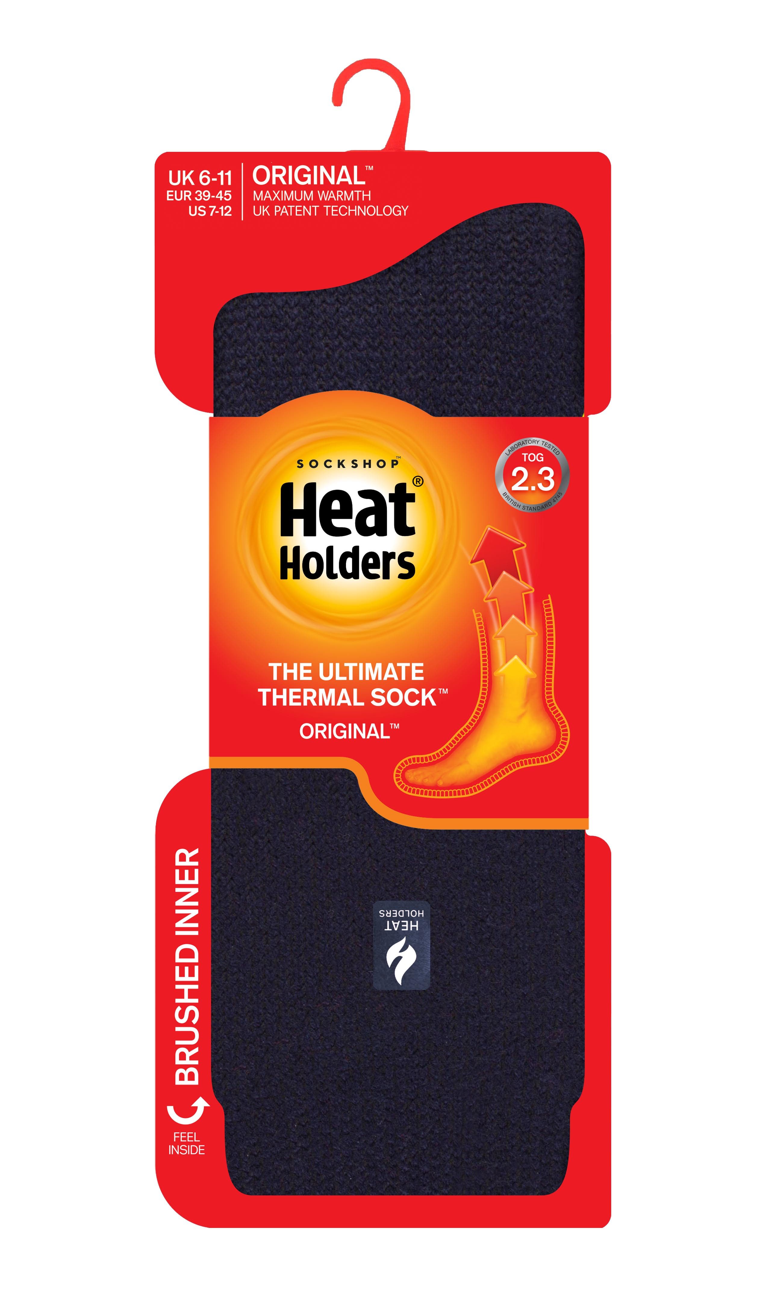 Heat Holders Thermosocken Original 2,3 Tog Herren Größe 39-45 7x wärmer als günstig online kaufen