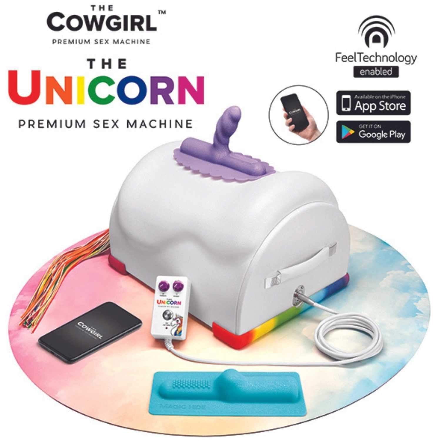 The Cowgirl Stoß-Vibrator THE COWGIRL The Unicorn Premium Sex Maschine