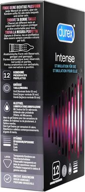 durex Kondome Intense Orgasmic, Gerippt und genoppt