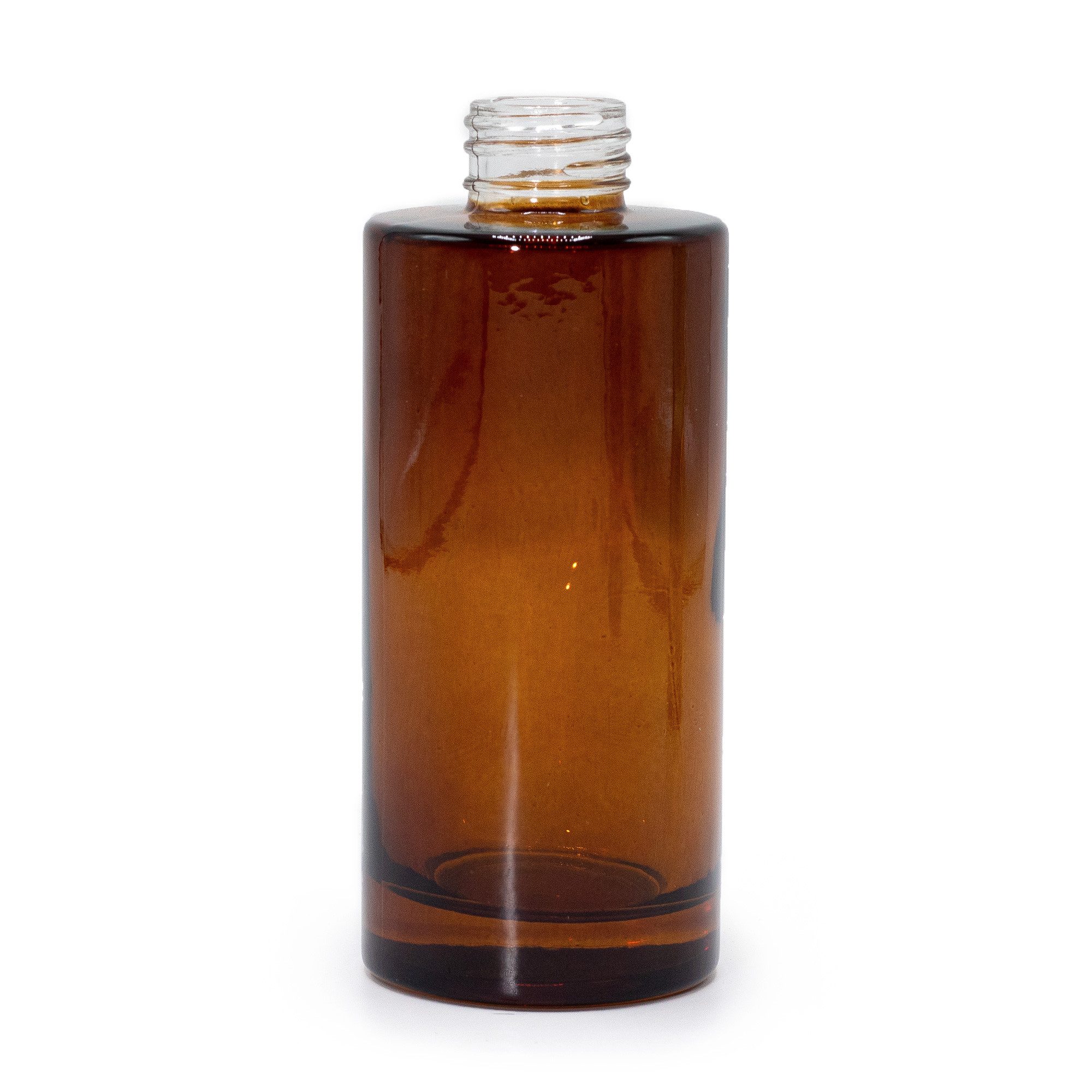 Bali-Homedecor Duftlampe 200 ml große Schilfrohr-Diffusorflasche (28 mm Hals) – Bernstein