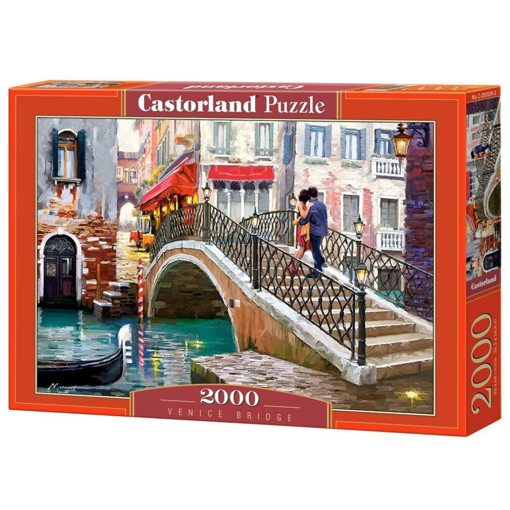 Castorland Puzzle Puzzle Brücke in Venedig 2000 Teile, Puzzleteile