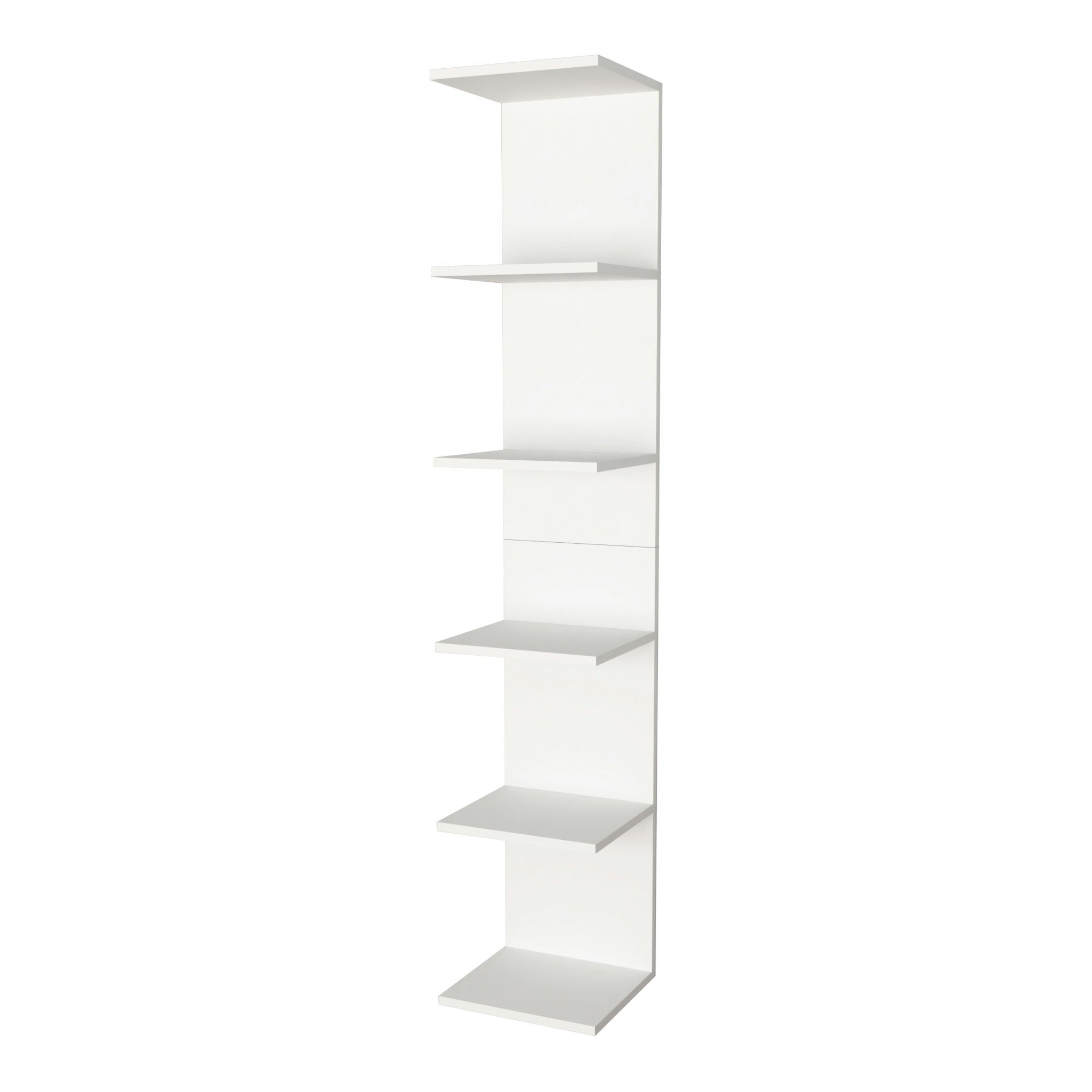 en.casa Wandregal, »Surahammar« Wandboard 6 Ablagefächer günstig online kaufen