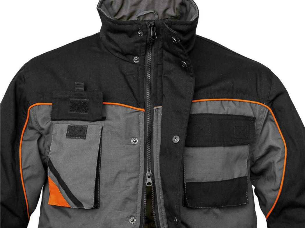 Artmas Arbeitsjacke Arbeitsjacke Winterjacke Jacke Herren gefüttert Schneejacke Short