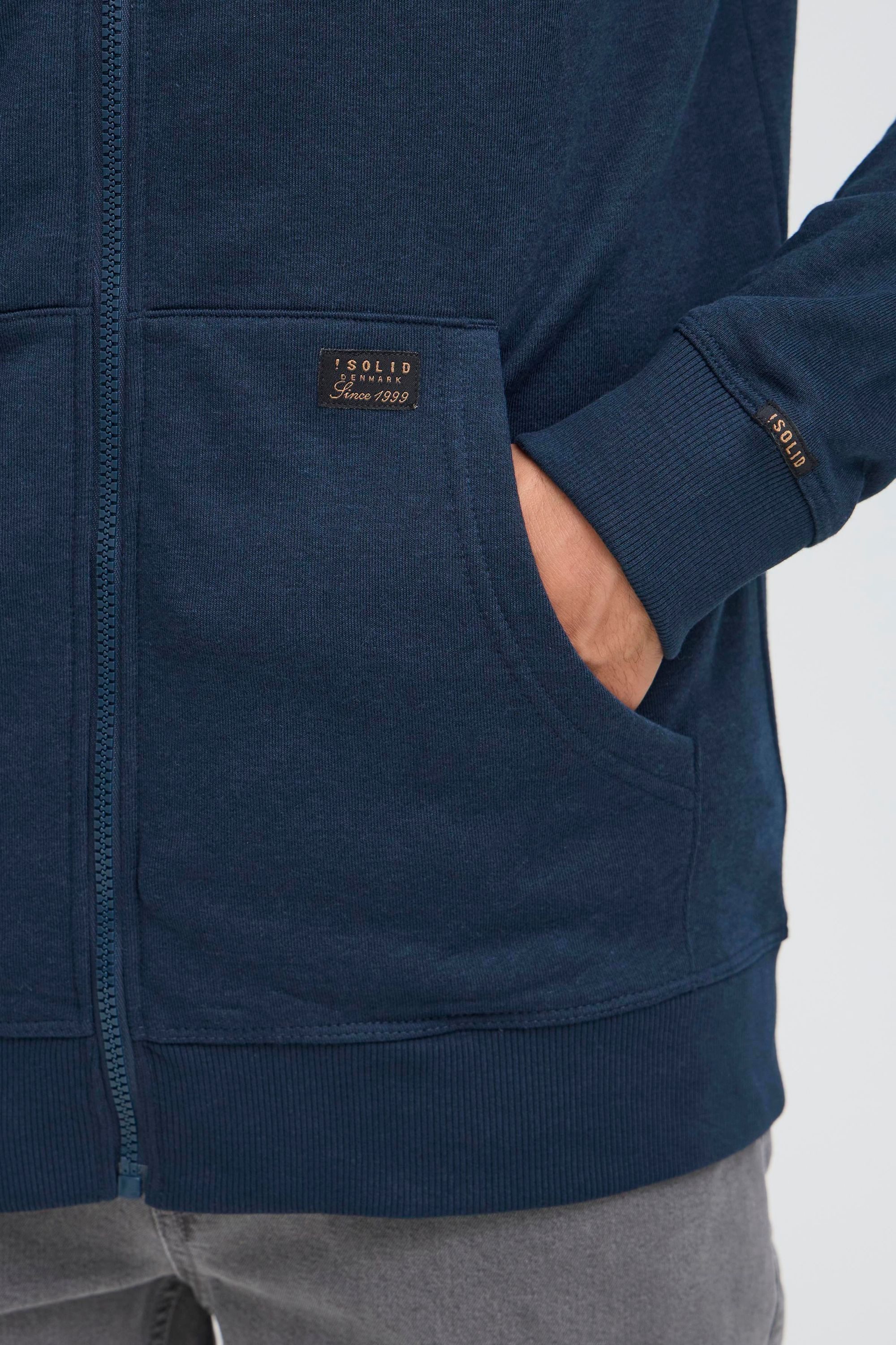 !Solid Sweatjacke SDAupo Modische Sweatjacke mit Tunnelzug