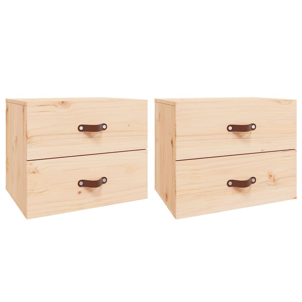 vidaXL Nachttisch Wand-Nachttische 2 Stk. 50x36x40 cm (2-St)